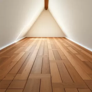 Podłoga na strychu z desek szalunkowych