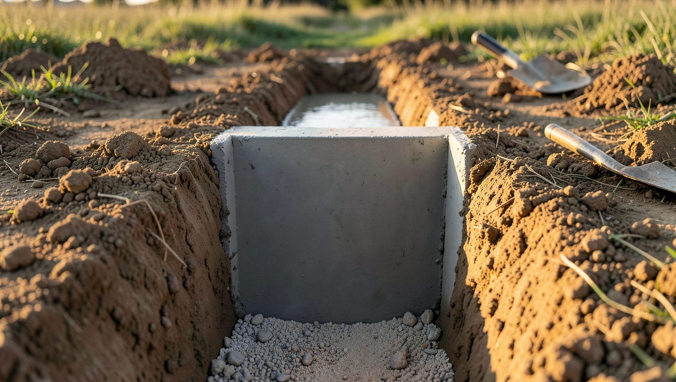 wylewanie ław fundamentowych bez szalunków